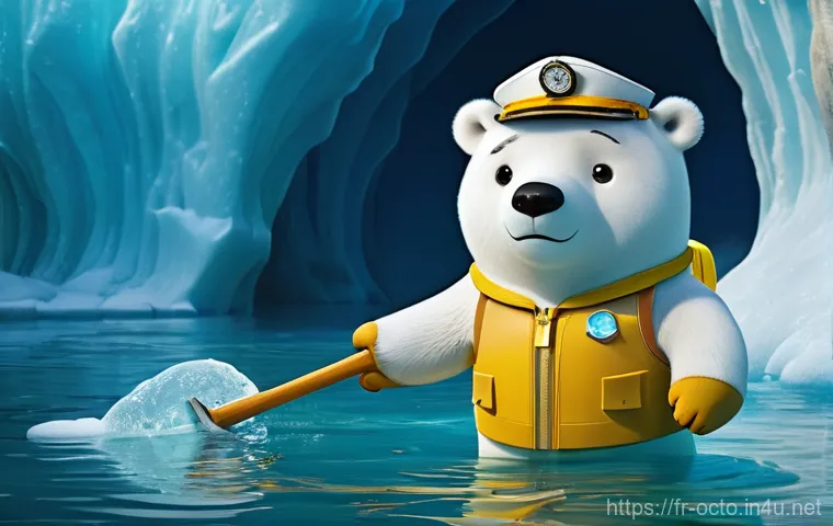 옥토넛 캐릭터별 대표 에피소드 - **Captain Barnacles' Calm Leadership in an Icy Rescue:**
"An image featuring Captain Barnacles, ...