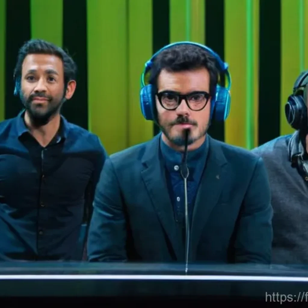 옥토넛 캐릭터 성우의 연기 비결 - **"The Unseen Heroes of the Octopod"**
A group of professional French voice actors, men and wome...