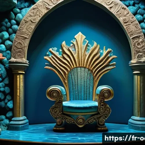 Home 31 옥토넛 어린이 동화로 재탄생 - **Noble Captain Barnacles in His Coral Castle Throne Room**
A majestic, highly detailed fantasy ...